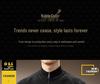 Men's High-End Half-Zip Stand Collar Knit Sweater - Autumn/Winter Korean Style Solid Color Casual Base Layer Top