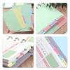Rainbow Patterned Index Pages For Binders Easy To Rearrange Sections Ideal For Classifying Important Paper