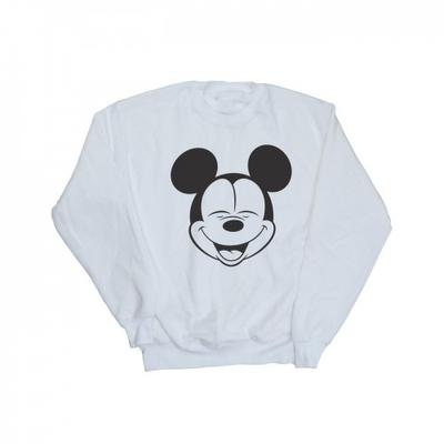 Girls Mickey Mouse Closed Eyes Sweatshirt