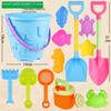 Kids' Beach Toy Set: Sand Shovel, Bucket, Digging Tools & Hourglass