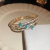 Elegant Zircon Letter Bracelet: Luxurious, Versatile, and Fashionable Women's Bangle
