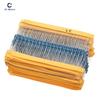 100pcs 1/4W 1R~22M 1% Metal Resistors 220R 100R 1K 1.5K 2.2K 4.7K 10K 22K 47K 100K 100 220 1K5 2K2 4K7 Ohm Resistances XZG