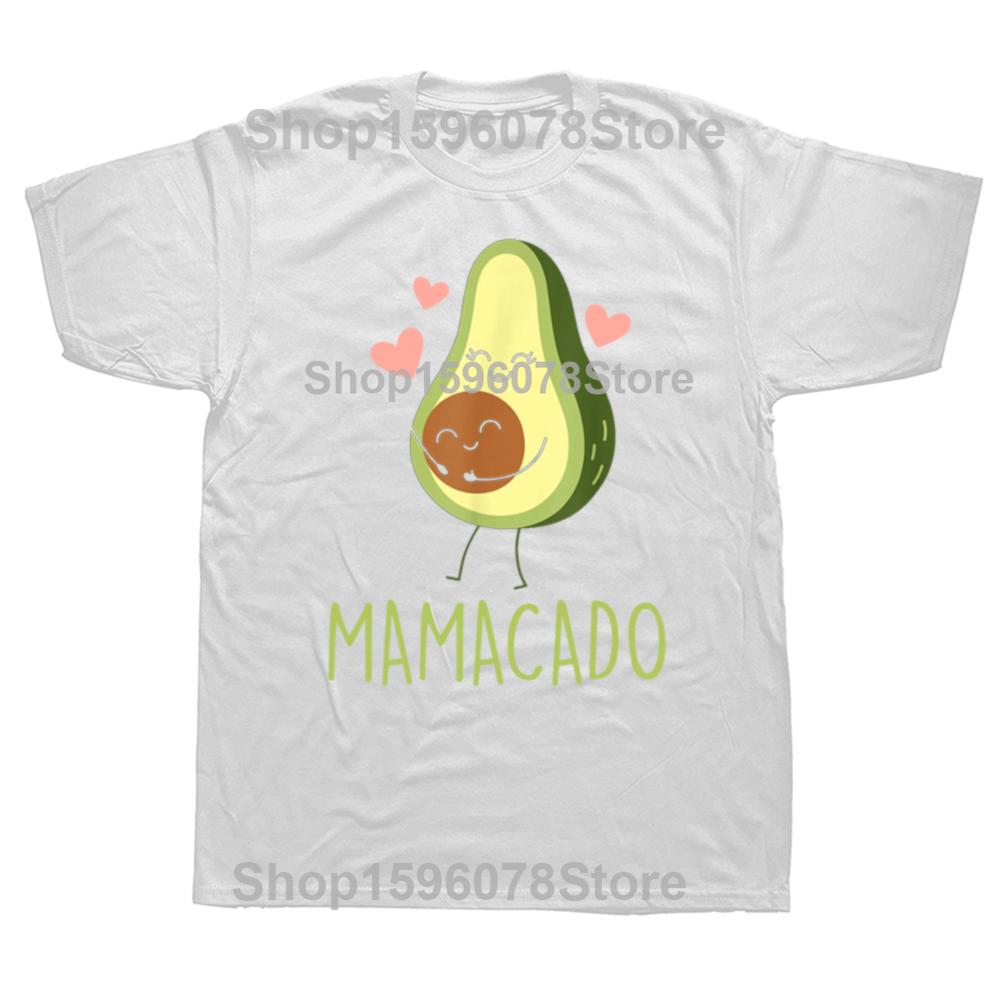 Funny Avocado Mom Pregnancy AnnounceUnisext T Shirts Unisex Women Cotton Humor Streetwear Tee Shirt Short Sleeve Unisex Loose Clothing