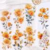 Yuezhen Rainbow Rose Large Journal Waterproof Vintage Floral PET Sticker Pack