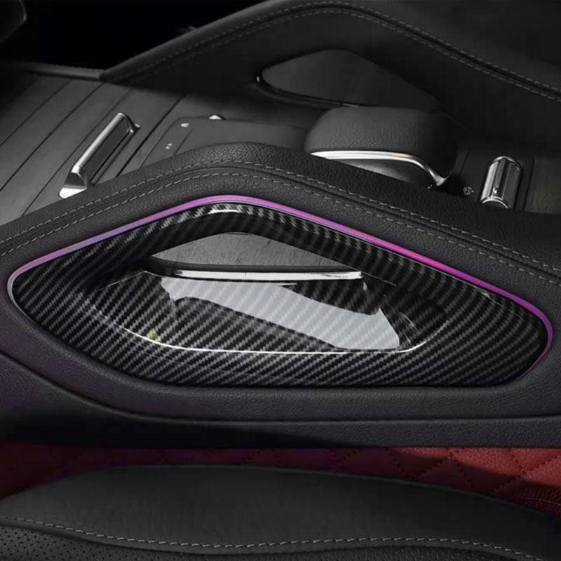 Auto Mittelkonsole Armlehne Seiten Schutzabdeckung Zierleiste Für Mercedes Benz GLE GLS Klasse W167 V167 X167 Coupe C167 2020 2021 2022