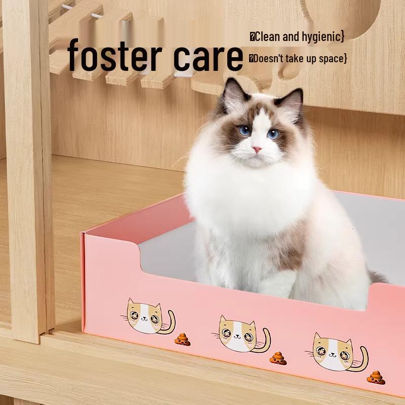 Foldable, Anti-Splash Large Disposable Cat Litter Box with Newcomer Discount