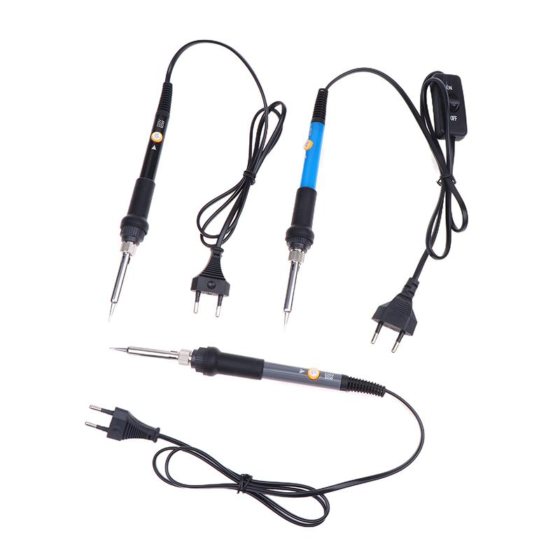 Mini lutownica regulowana temperatura lutownica elektryczna stacja lutownicza Mini uchwyt ciepła ołówek narzędzia do naprawy spawania 60W