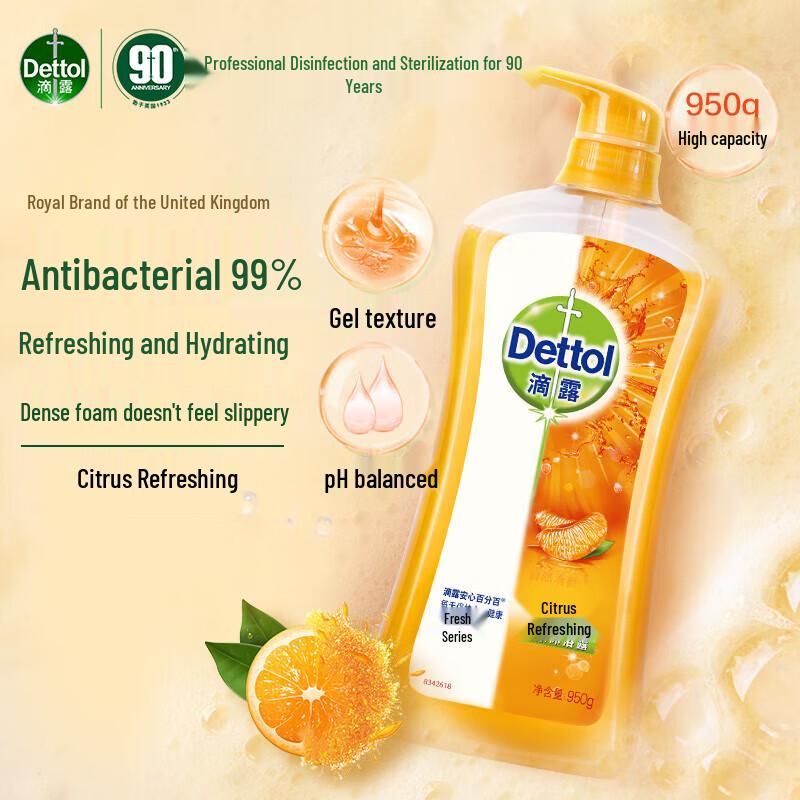Dettol Osvěžující sprchový gel s citrusy