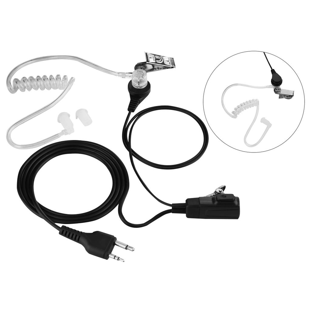 Căști cu tub transparent pentru căști Heatset Microfon pentru căști radio Midland Walkie Talkie