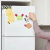 Refrigerator Magnets Decoration 4Pcs 3D Ladybug Magnet Mini Ladybird Resin Fridge Animal Memo Holders Decorative Note Holder for Kitchen Office