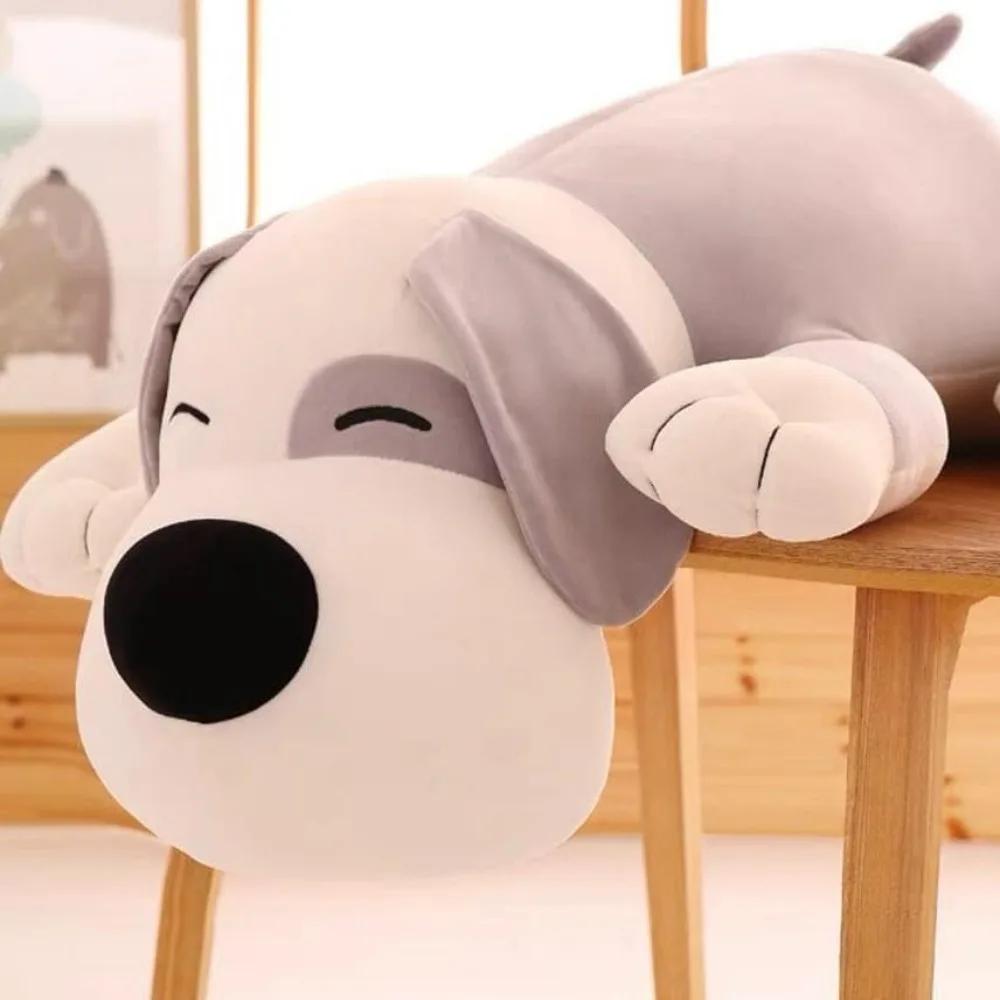 Almohada de Peluche Suave para Perros Abrazable Perros Peluche Cachorro Animales de Peluche Juguetes Muñeco Lindo para Abrazar Regalo de Navidad Cumpleaños para Niños Niños Niñas