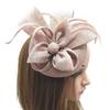 Handmade Flower Mesh Headbands Fascinator Hat Fashion Styles Hat Headgear for Special Celebrations