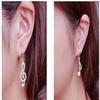 Temperament Earrings Female Asymmetrical Earrings