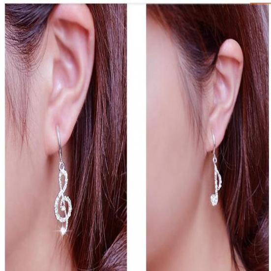 Temperament Earrings Female Asymmetrical Earrings