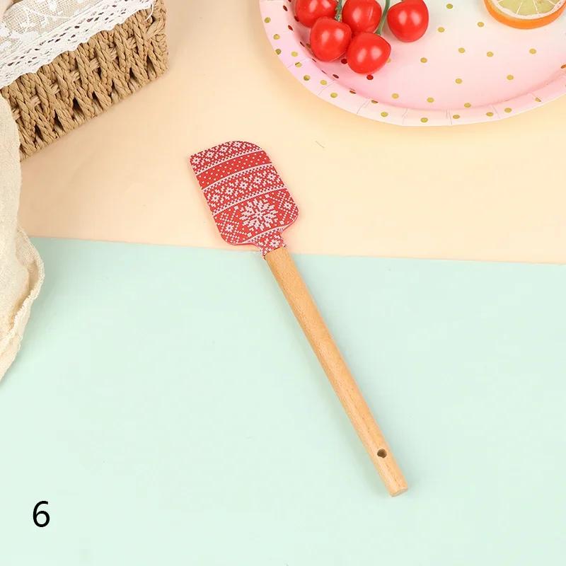 

1 шт. экономичная многоцветная силиконовая лопатка для выпечки, термостойкая, антипригарная, кухонная утварь, недеформируемая, мягкая