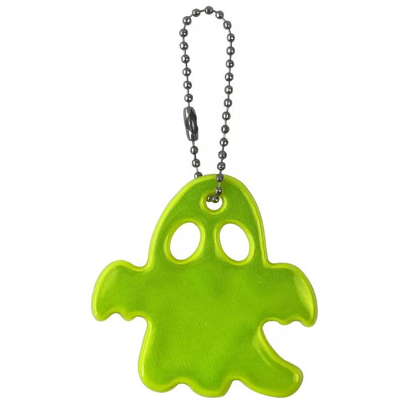 Halloween Ghost Reflective Pendant Keychain & Backpack Charm