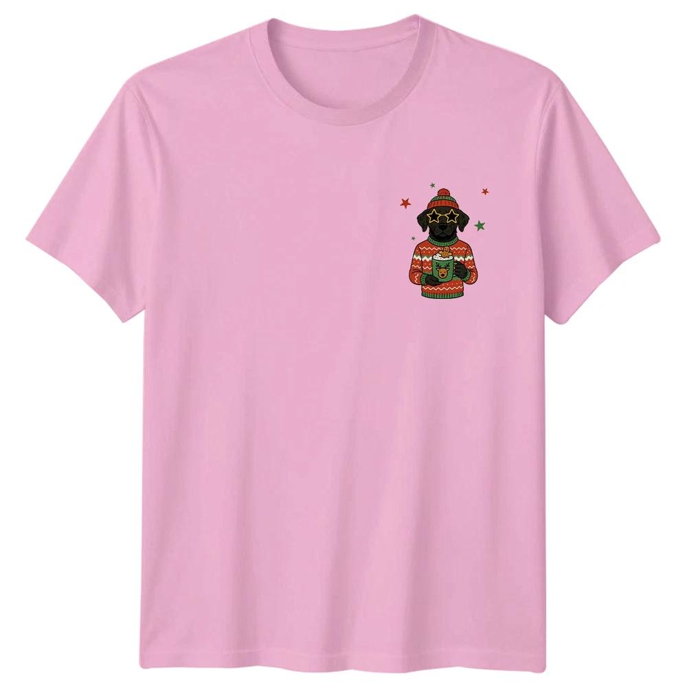 Black Labrador Christmas Dog Holidays Unisexs Unisexs Graphic Tee