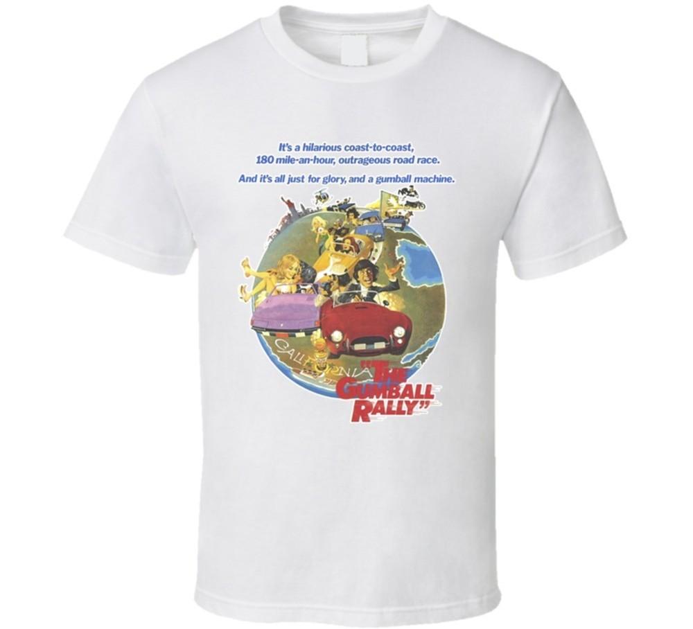 The Gumball Rally Classic Movie Poster T Shirt Unisex T-Shirt S