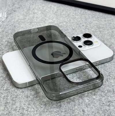Original Ultra Thin For Magsafe Transparent Case For iPhone 17 16 15 14 13 12 Pro Max Plus Magnetic Wireless Charge PC Cover