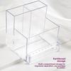 Nail Drill Storage Box Transparent Acrylic Bit Holder Manicure Tool Display Case For Home Salon Nail Art Organization