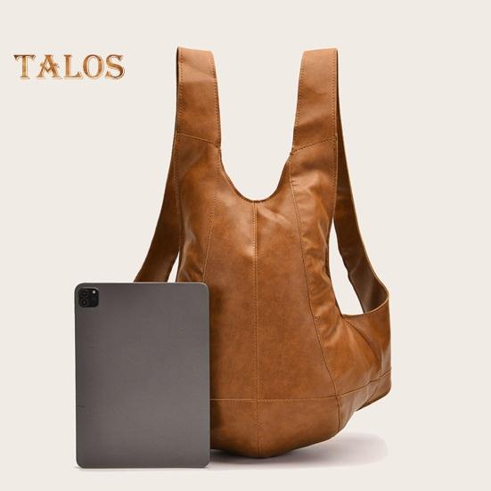 Plecak ze sztucznej skóry, wodoodporny, retro, jednolity kolor, szerokie paski na ramiona, kształt kamizelki, duża pojemność, torba redukująca obciążenie, do szkoły, pracy, podróży