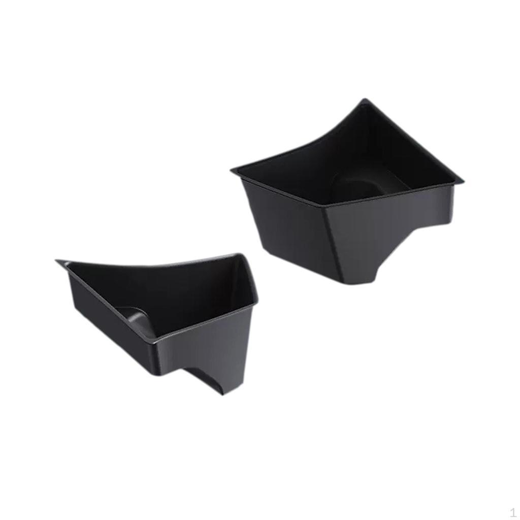 2 Pezzi Scatola Contenitore Organizer Laterale per Bagagliaio Posteriore