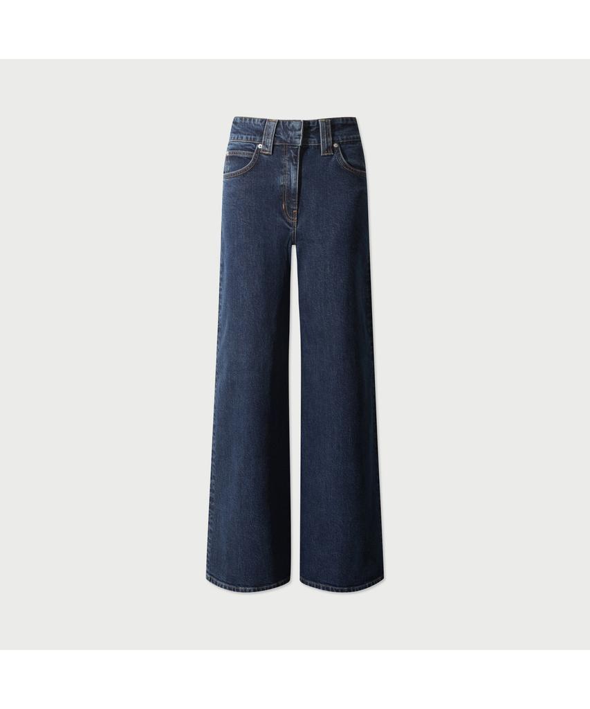 IROWOMEN Abriel Wide Denim Pants - Blue