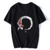 Koi Fish Enso Tops Funny T-shirt Graphic Tees Harajuku Men T Shirt Gothic Short Sleeve Tshirt Boyfriend Gift Oversized Clothes