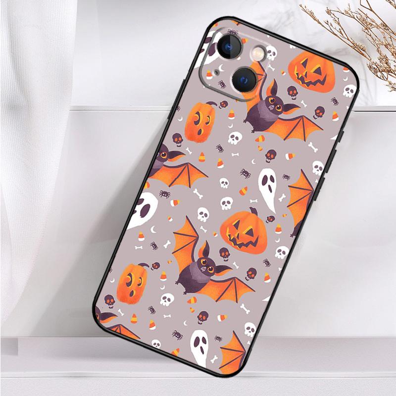 Halloween Vampire Bats Shockproof Case For iPhone 17 15 16 Pro Max 11 14 Plus 12 13 Mini 16e 17 Air Phone Cover