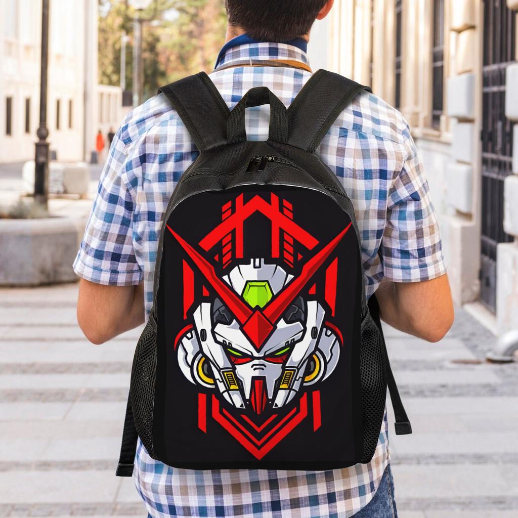 Personalized Gundams Backpacks Men Women Casual Bookbag for School College Anime Bags