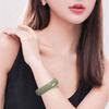 Hetian Jade Bangle Natural Nephrite Jade Bracelet for Women Gift for Her Lucky Protection Jewelry