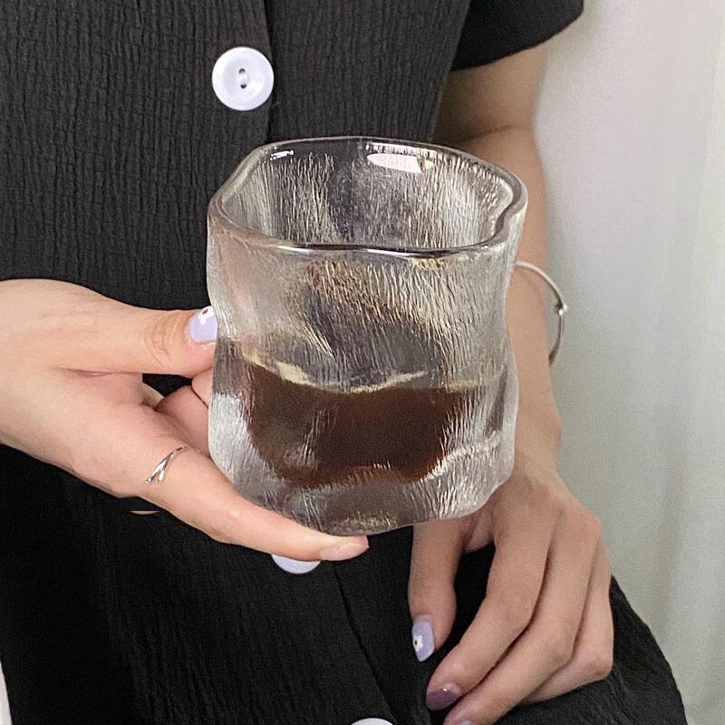 Frosted Glacier Pattern Whiskey & Water Glasses (Set of 2)