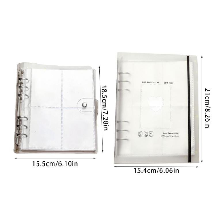 Loose Leaf Coin Storage Clear Lacquer Coin Collection Album for Collector