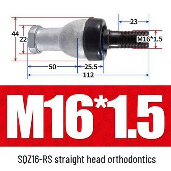 Bent Rod End Joint Bearing with Ball Joint SQ/SQZ5 - Sizes 6 to 22-RS