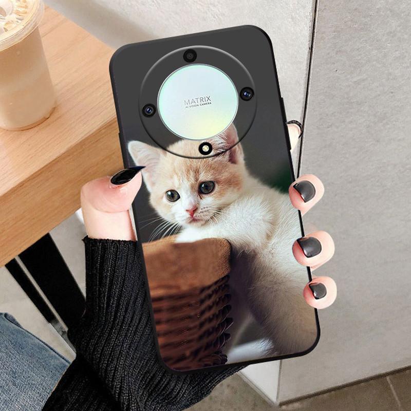 For Honor Magic 6 Lite 5G Case Soft Silicone Cool Wolf Shockproof Cover For Huawei Honor Magic6 Lite 5G TPU Coque Lion Fundas
