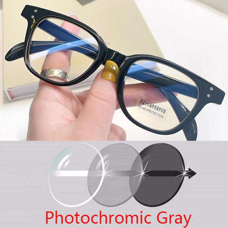 

-1.0 -1.5 -2.0 To -6.0 Squae Finished Myopia Glasses Transparent Eyeglasses Reading Eyewear +0.5 +1.0 +2.0 To +6.0 Myopia -5.0