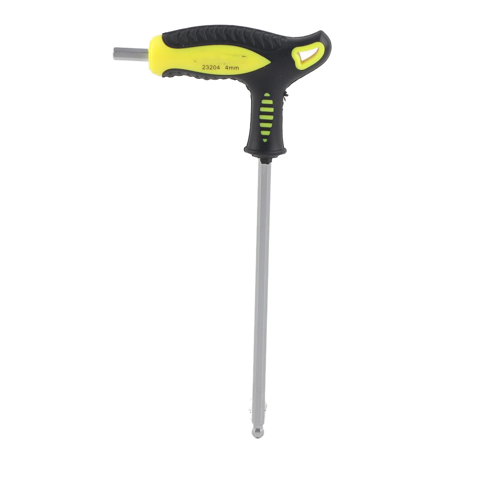 

Шаровой Т-образный шестигранный ключ с длинной ручкой, профессиональный ручной инструмент для ремонта 4mm