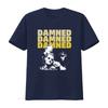 The Damned Punk Horror Goth Rock Band T Shirt Stylish And Edgy Design For Music Lovers Vintage Unisex Stretched Fashion
