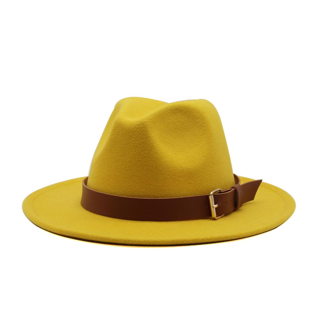 Black Woolen Top Hat Jazz Hat
