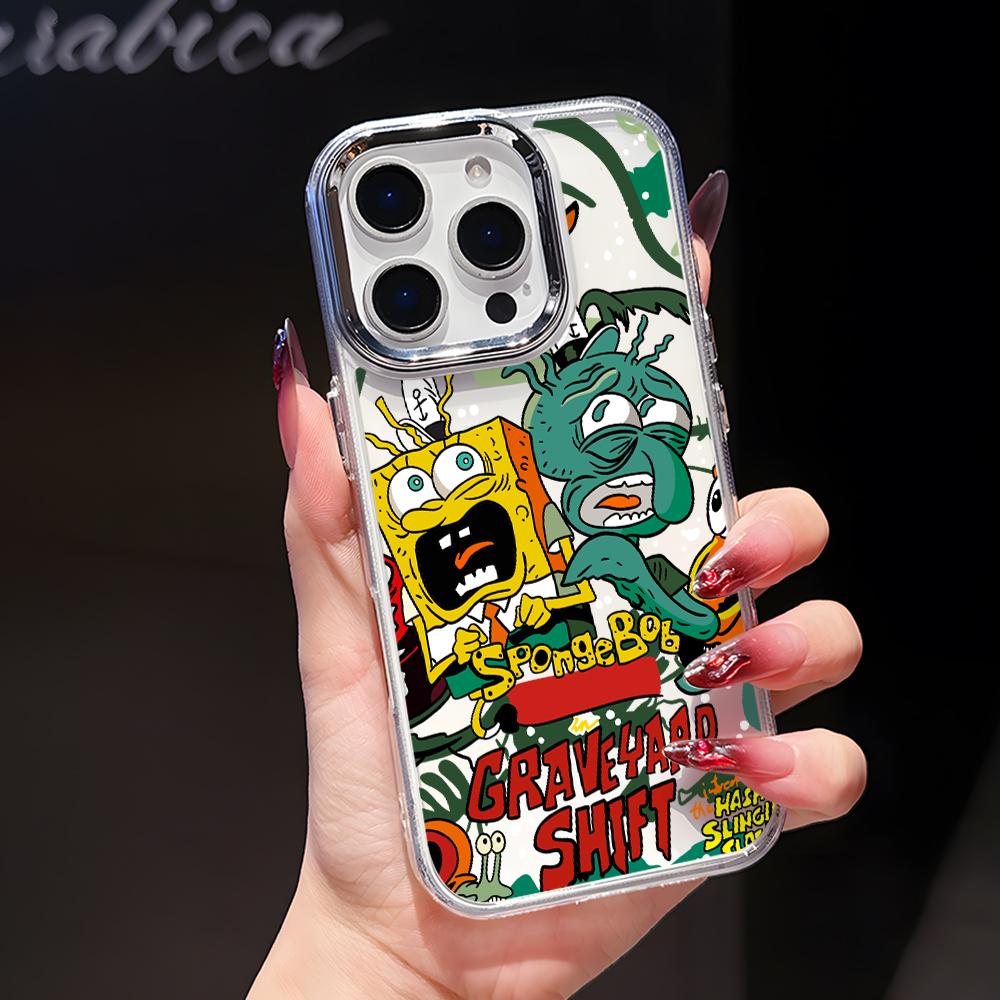 S-Schwammkopf Handyhülle für Samsung Galaxy A57 A56 A36 A26 A06 A55 A35 A16 A54 A34 A25 A24 A15 A14 A05S A05 A73 A53 A33 4G 5G