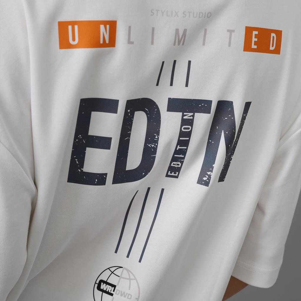 Seutailligseu Edtn Pure Cotton Oversized Short Sleeve T-Shirt 2 Colors