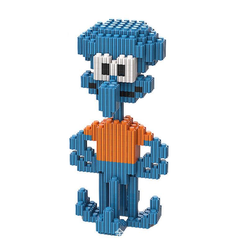 Trendige Spielbausteine Box - Kleines Nest Squidward Mädchen Lern-Geburtstagsspielzeug