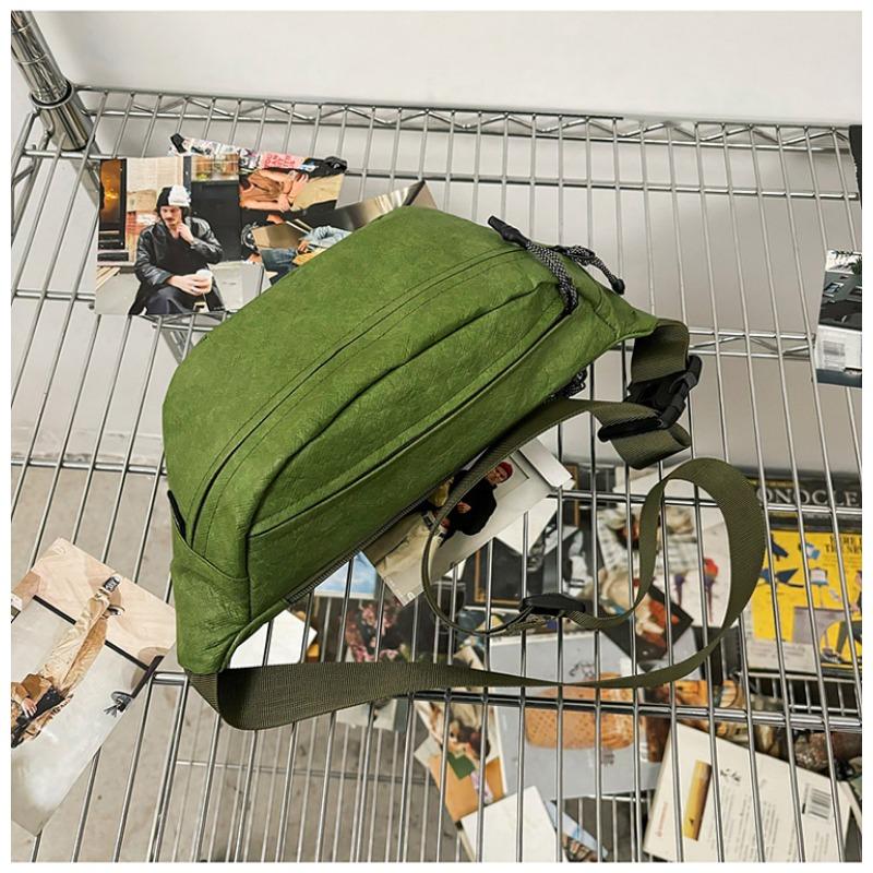 

Горячая Распродажа Бумага Дюпон Повседневная Сумка Прилив Сумка Мессенджер Летняя Спортивная Нагрудная Сумка Нишевый Универсальный Стиль зелёный