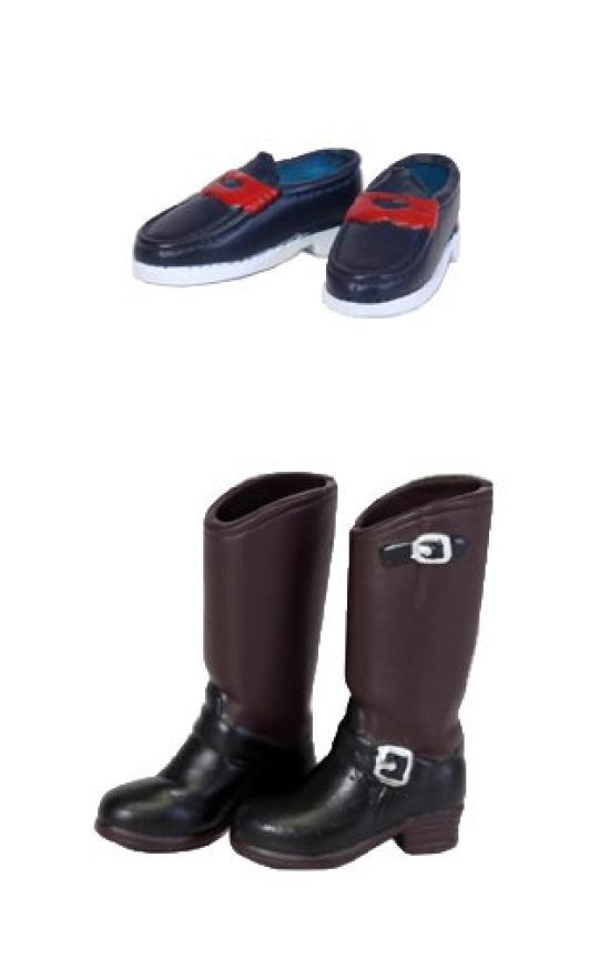 

Groove Shoes Выбор Инженерные ботинки x Лоферы (Темно коричневый) (синий) МС-010