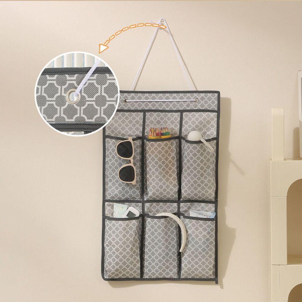 Space Saver Hanging Storage Bag Wall-mounted Shoe Rack Sundries Bag  Sundries Organization