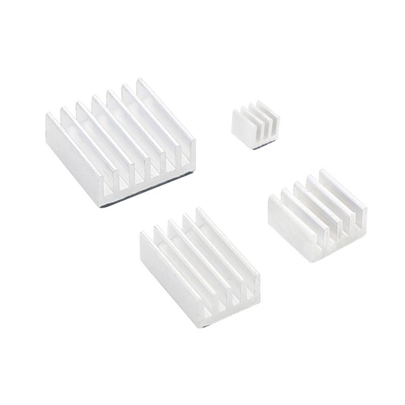 Raspberry Pi 4 Model B Copper Aluminum 4-Piece Adhesive Heatsink Set
