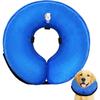 Inflatable Dog Cone Collar, Soft Adjustable Protective E-Collar for Surgery