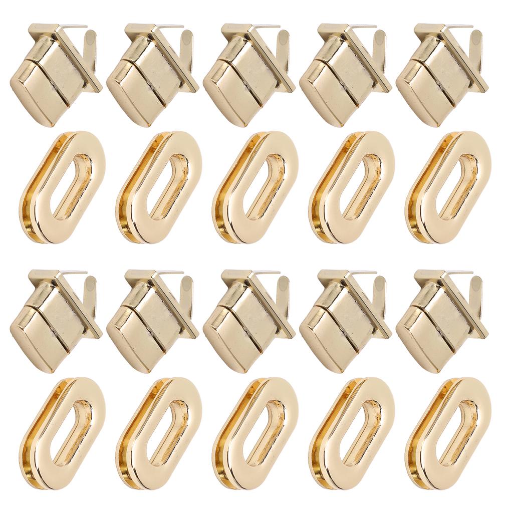 Cataramă de blocare hardware Design clasic 3,5x1,7 cm Cataramă de blocare a geanților pentru portofele artizanale din piele de bricolaj.