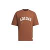 T Shirts Men's Brown Crew Neck Moderate Straight Fit IS4961