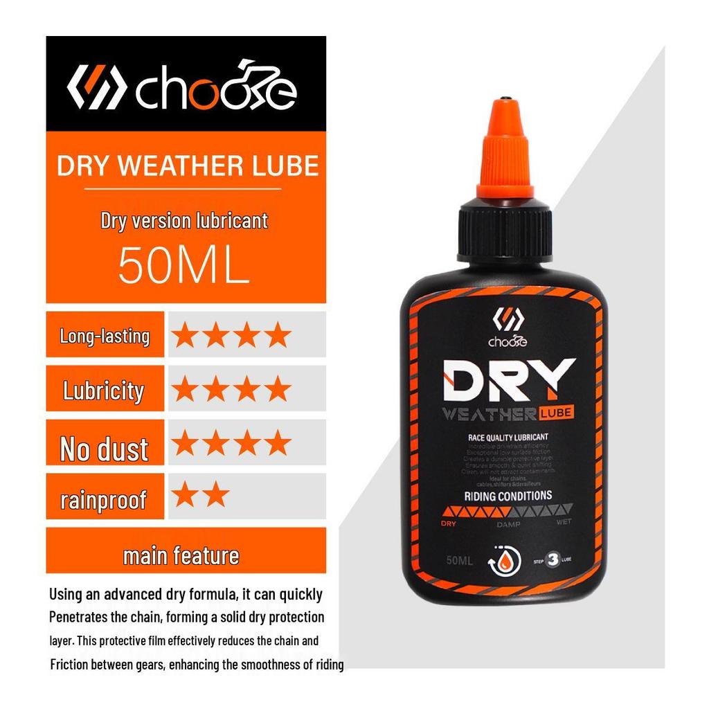 Starting Line Bicycle Chain Oil - Wax-Based Dry Lubricant for Mountain & Road Bikes